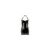 Petit robe aspect cuit Sexy noir avec dentelle 
